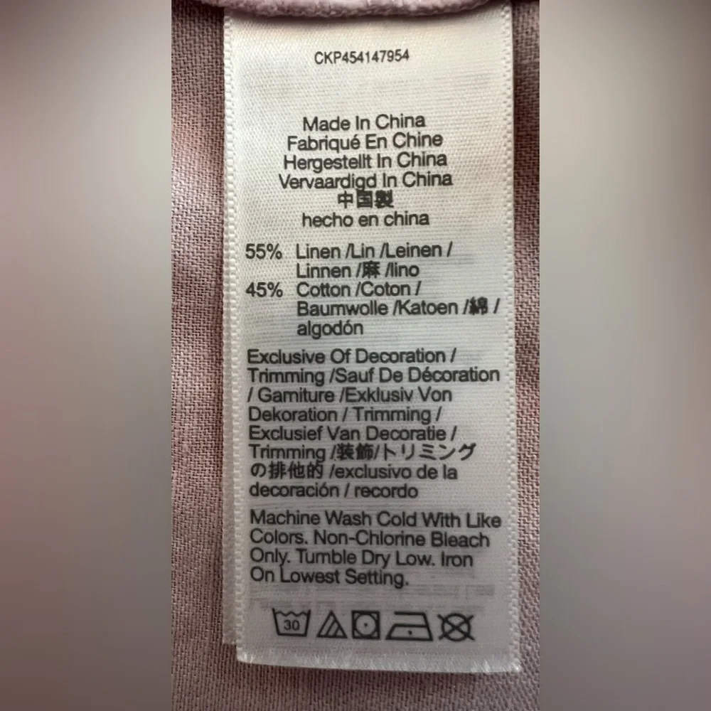 NWOT Madewell Petite Embroidered-Sleeve Popover Midi Dress - Medium - Lavender - Picture 10 of 10